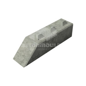 concrete lego block with slope end 160x40x40