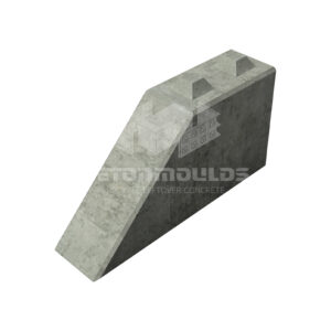 concrete lego block with slope end 160x40x80